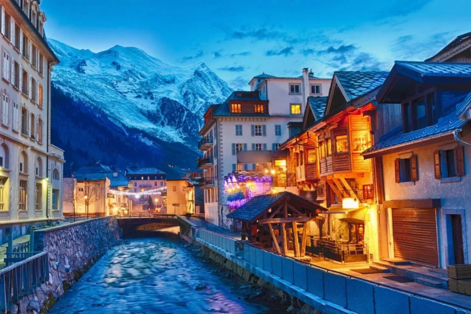 Apartment Jonquille Terrasse Centre Chamonix Mont Blanc Bagian luar foto