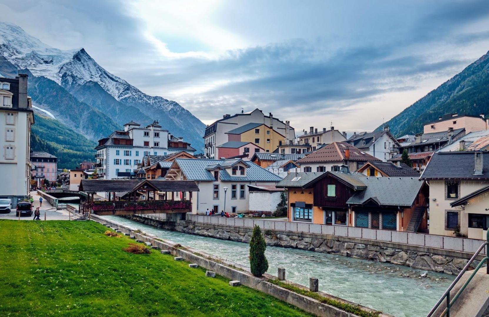 Apartment Jonquille Terrasse Centre Chamonix Mont Blanc Bagian luar foto